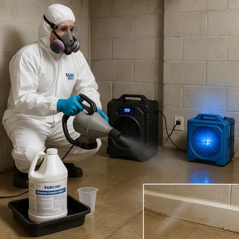 Sanitization and Odor Removal process in Goldsboro, NC